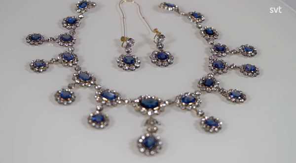 The Leuchtenberg Sapphire Necklace and Earrings