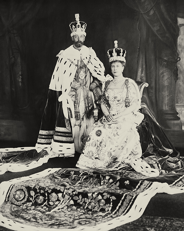 King George V and Queen Mary